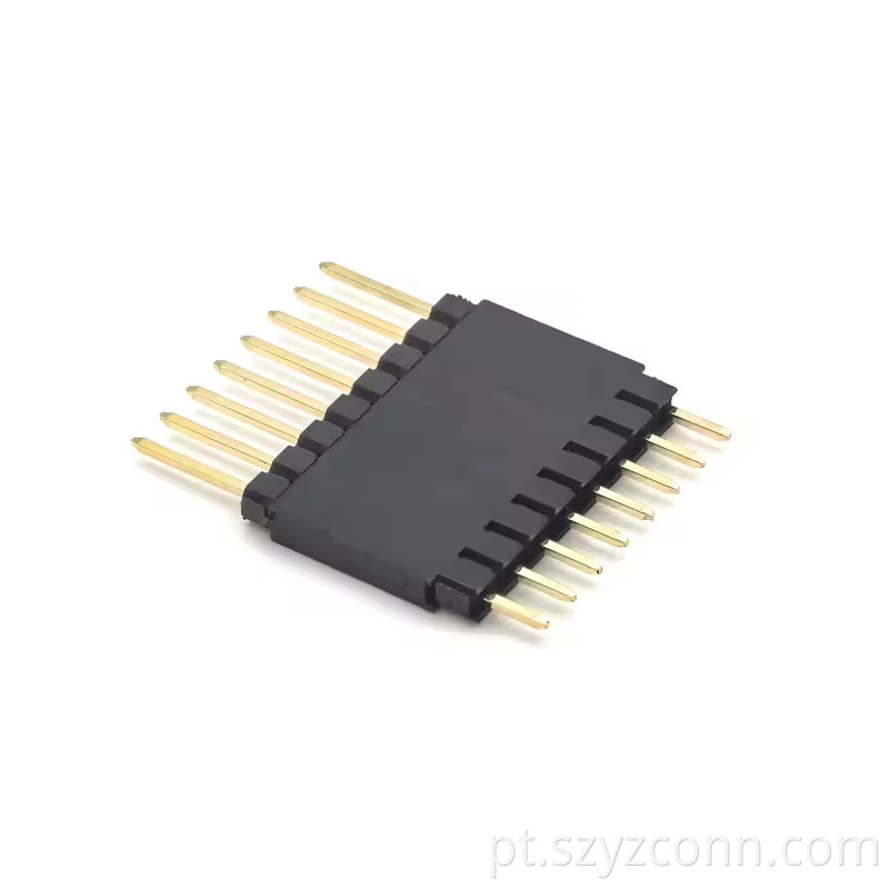 Cabeçalho de pino de passo de 2,54 mm fileira única reta SQ0,64 mm H15,5 mm 18P (1) 2.54mm Pitch Pin Header Single Row Straight SQ0.64mm H15.5mm 18P (1)